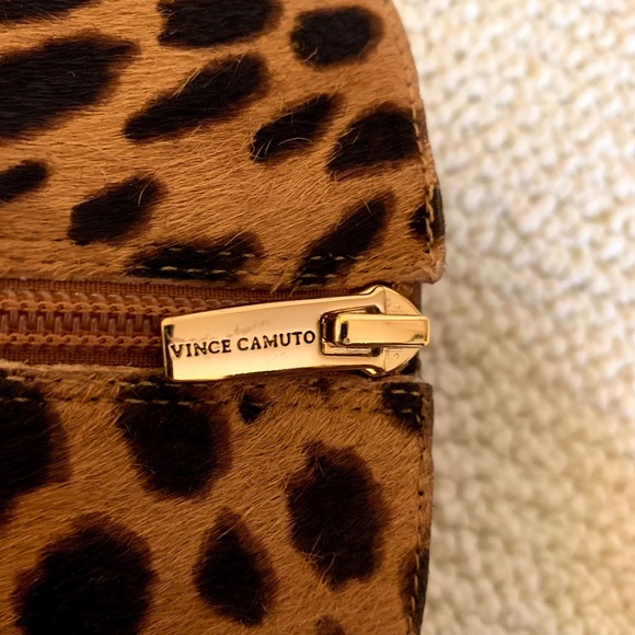 Vince Camuto cheetah print heeled booties - Picture 6 of 7